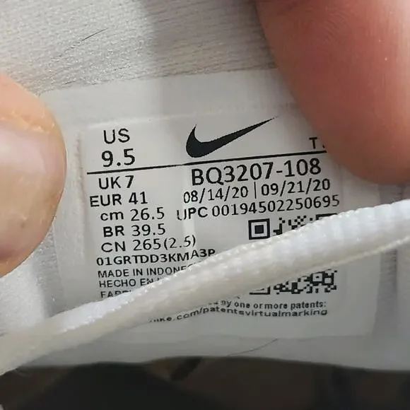 Women's Nike Revolution 5 Sz 9.5 010861 White Mesh Running Walking Sneakers - Picture 11 of 12